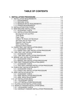 Comprehensive Service Manual for Model A-C4.5 Copiers Preview image 5