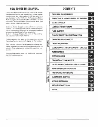 Honda Motorcycle Service Manual: Comprehensive Maintenance & Repair Guide Preview image 2