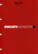 2003–2007 Ducati Monster S4R Workshop Manual (P/N ED08-03) – preview page 1