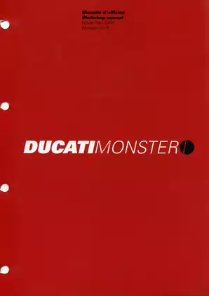 2003-2005 Ducati Monster S4 R workshop manual Preview image 1