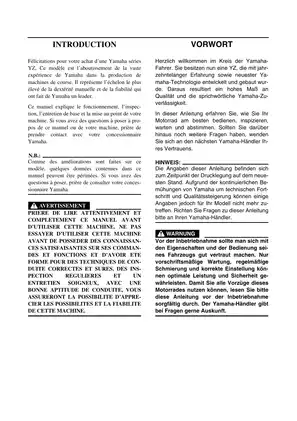 Yamaha YZ450F(S) Owner's Service Manual 2003 - Essential Maintenance and Repair Guide Preview image 5