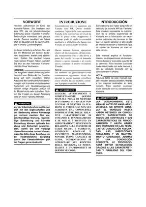 Yamaha WR250F(T) Owner's Service Manual (2004) - Complete Guide to Maintenance and Repairs Preview image 5