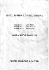 Isuzu UM4BB1, UM4BD1, UM4BD1-II, UM4BDIT, UM4BDIT-II, and UM4BD1TC Marine Diesel Engine 1987 OEM Workshop Manual (P/N IM-WE-4BD1-001) – preview page 2