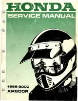 1988–2000 Honda XR600R Service & Repair Manual (P/N 61MN111) – preview page 1