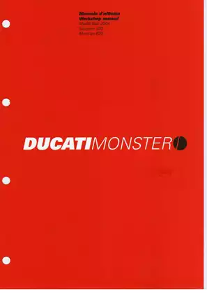 2004-2007 Ducati Monster 620, 400 repair manual Preview image 1