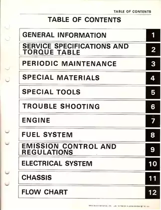 Comprehensive Service Manual for Suzuki SP370 Motorcycle (1978) Preview image 4
