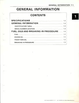 Comprehensive Service Manual for Suzuki SP370 Motorcycle (1978) Preview image 5