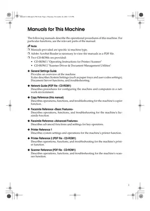 Ricoh Aficio 2035, 2045, 2035e, 2045e service repair manual Preview image 3