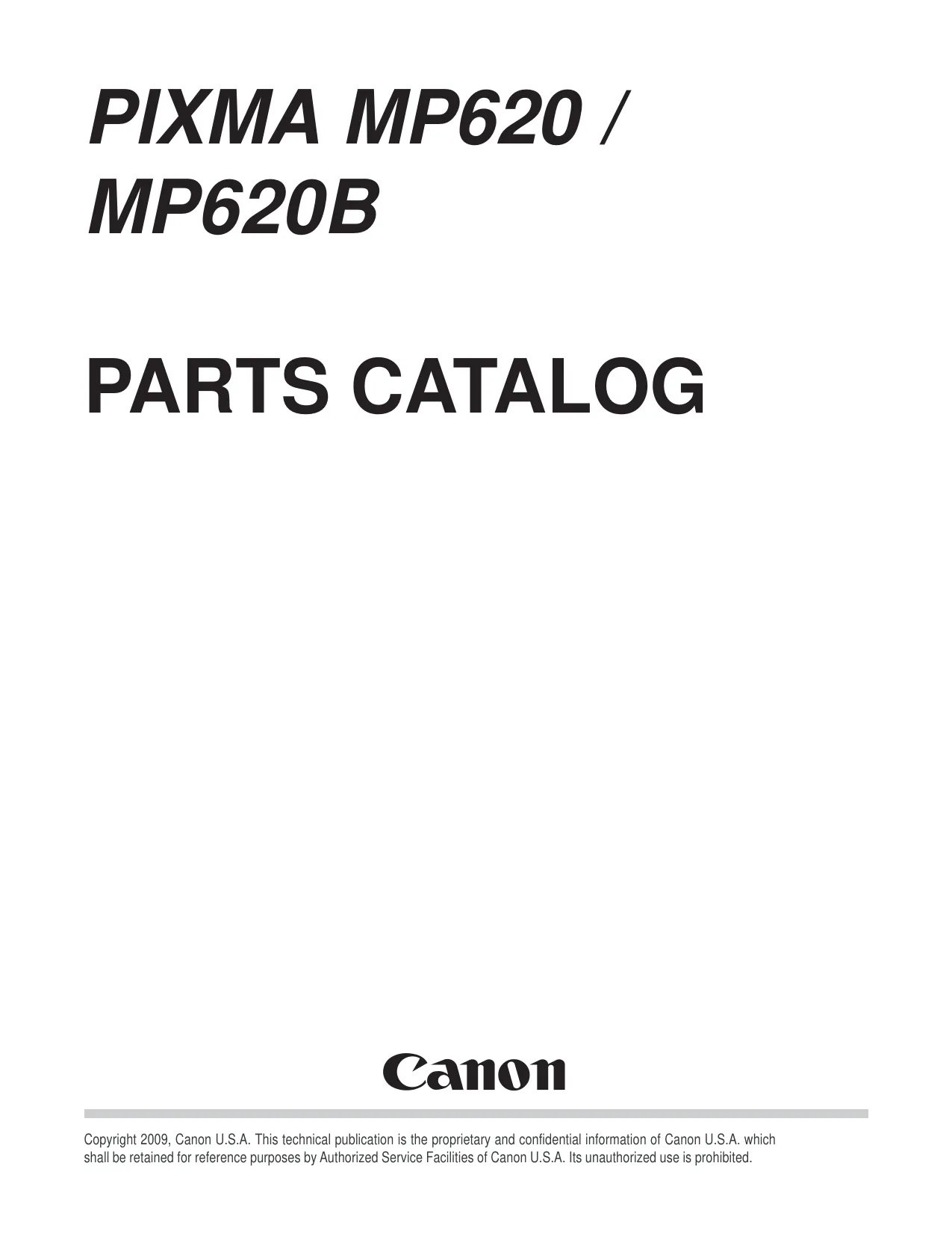Canon Pixma MP620 + MP620B all-in-one inkjet photo printer manual