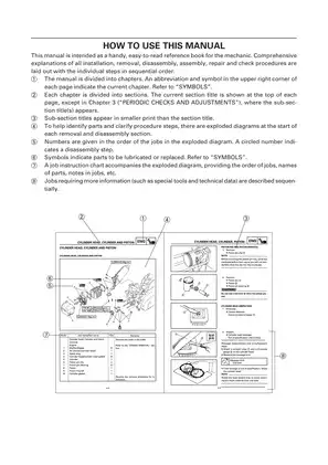 2001-2007 Yamaha Zuma 50, YW50AP scooter service manual Preview image 4