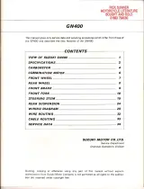 Suzuki GN400 Supplementary Service Manual (P/N SR-6600) – preview page 2