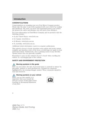 2009 Ford Flex repair manual Preview image 4