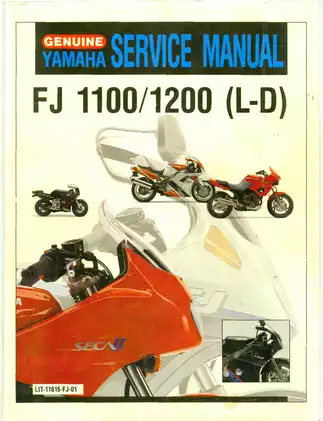 1991-1996 Yamaha FJ1200 service manual image