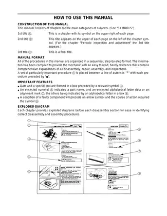 1996-2006 Yamaha XT225N, XT225NC service manual Preview image 4