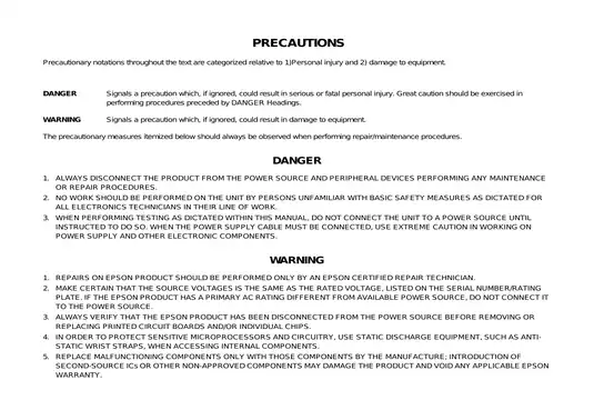 EPSON Stylus Pro 4800/4400 Service Manual | Comprehensive Guide for Your Printer Needs Preview image 3