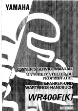 1998–2000 Yamaha WR400F(K) Owner's Service Manual (P/N 5BF-28199-80) – preview page 1