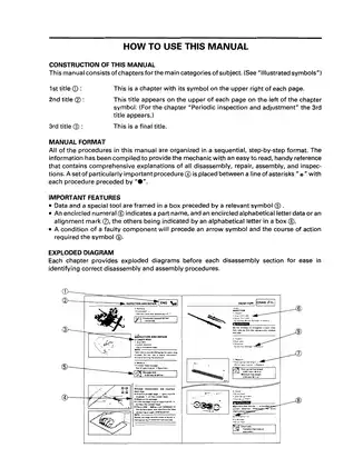 Yamaha XV250G/XV250GC Supplementary Service Manual (1994) Preview image 5