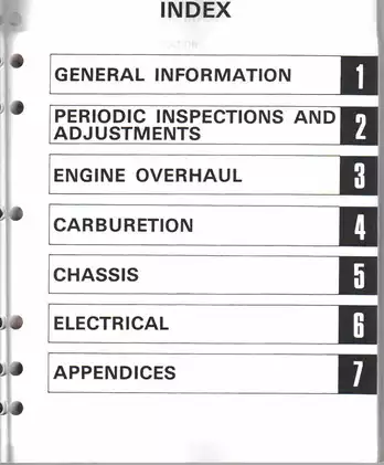 1984-1985 Yamaha Tri-Zinger, YT60L ATV service manual Preview image 3