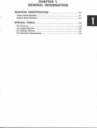 1984-1985 Yamaha Tri-Zinger, YT60L ATV service manual Preview image 4