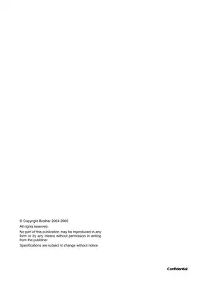 Brother Printer Service Manual for MFC215C, CFR215C, and MFC620CN Series Preview image 2