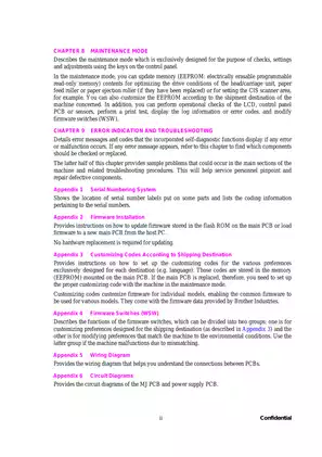 Brother Printer Service Manual for MFC215C, CFR215C, and MFC620CN Series Preview image 4