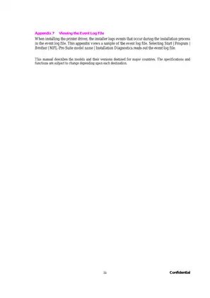 Brother Printer Service Manual for MFC215C, CFR215C, and MFC620CN Series Preview image 5
