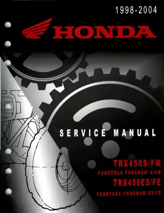 Honda TRX450S/FM & TRX450ES/FE Service Manual - Expert Maintenance Guide Preview image 1