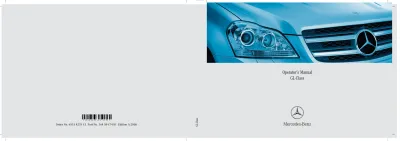 Preview: Mercedes-Benz GL-Class GL 320 CDI, GL 450, GL 550 Operator's Manual (P/N 164 584 74 81)