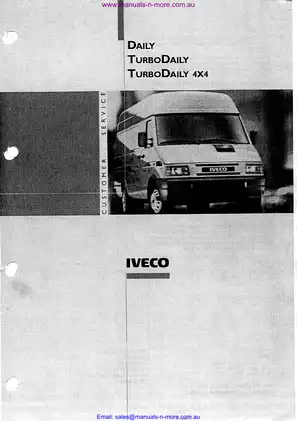 IVECO Daily Workshop Manual for TURBODAILY 4x4 - Comprehensive Repair Guide Preview image 2