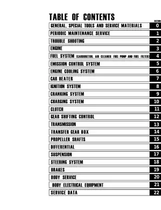 Suzuki Vehicle Service Manual for Comprehensive Maintenance and Repair Preview image 3