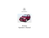 Mercedes-Benz M-Class ML 320, ML 430, ML 55 AMG Operator's Manual (P/N C4256-90954) – preview page 1