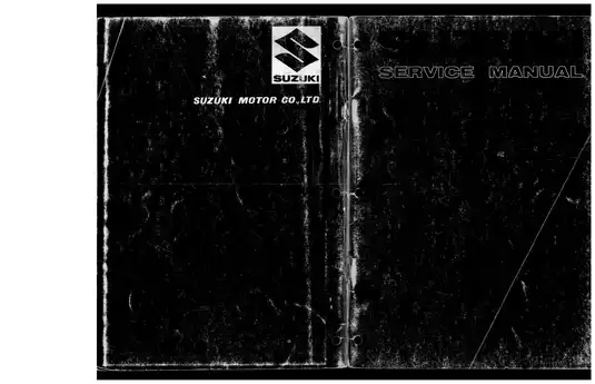 1972-1978 Suzuki GT 380 repair manual