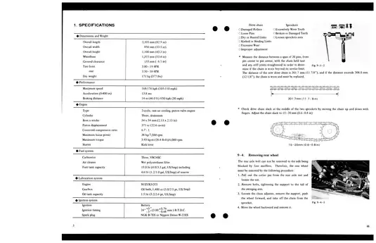 1972-1978 Suzuki GT 380 repair manual Preview image 5