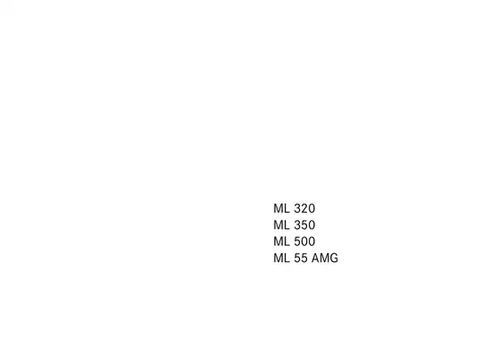 2003 Mercedes-Benz M-Class ML320, ML350, ML500, ML 55 AMG owners manual Preview image 1