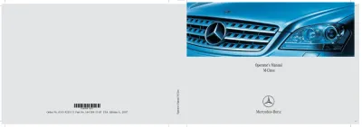 Preview: 2007 Mercedes M-Class ML 320 CDI, ML 350, ML 500, ML 63 OEM AMG Operator's Manual (P/N 6515 4253 13)