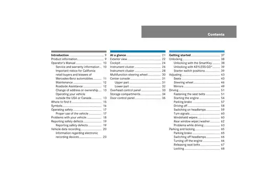 Mercedes-Benz M-Class ML Operator’s Manual (2007 Edition) Preview image 4