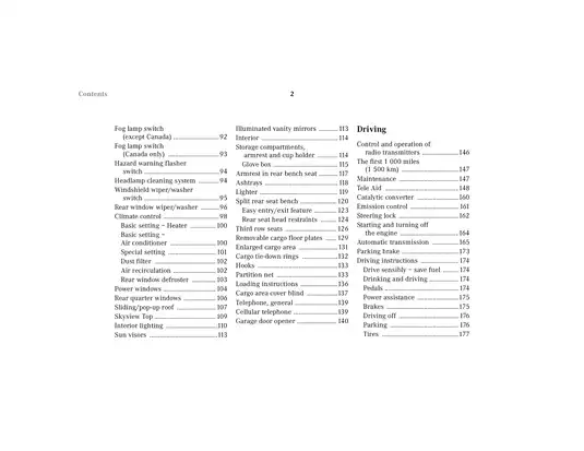 Mercedes-Benz M-Class ML320, ML430, ML55 AMG Operator's Manual - Complete Guide Preview image 5