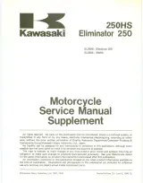 1988–1995 Kawasaki EL250 Eliminator, 250HS Service Manual Set (P/N 99924-1066-01) – preview page 1