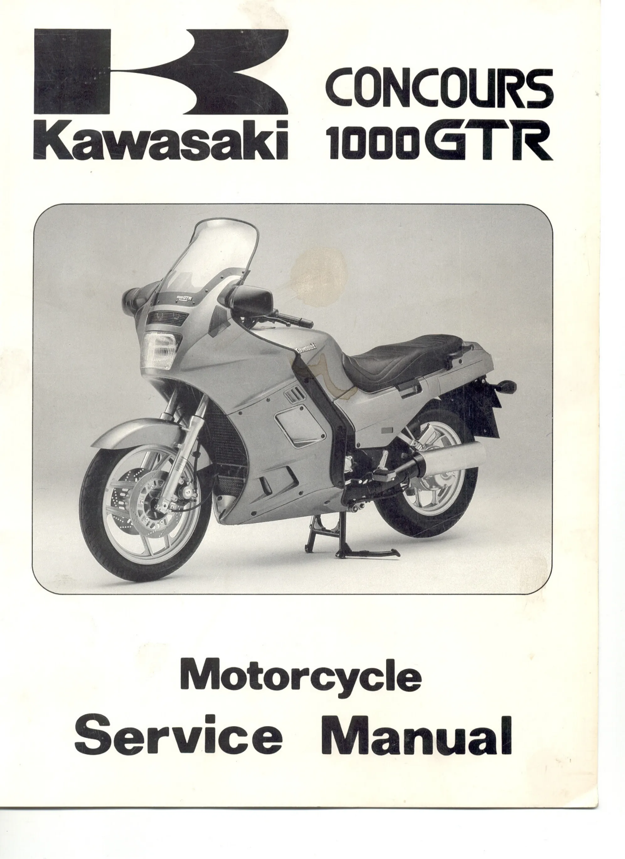 1986-2006 Kawasaki Concours 1000 GTR, ZG 1000, GTR 1000 repair manual