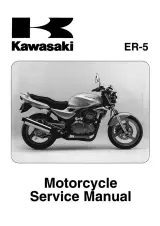 2001–2005 Kawasaki ER-5 / ER500 Service Manual (P/N 99924-1267-04) – preview page 1