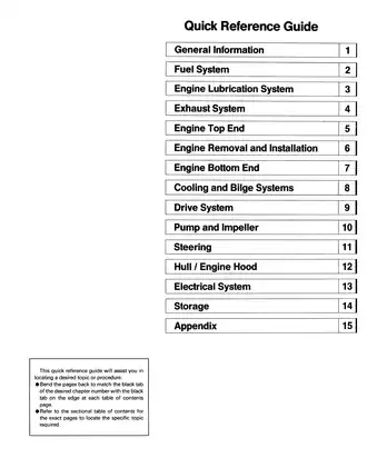 1998-1999 Kawasaki Jet Ski Xi Sport JH750 service manual Preview image 3