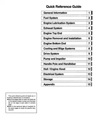 1992-1995 Kawasaki Jet Ski 750SX, SXi, JS 750 service manual Preview image 3