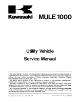 Kawasaki Mule 1000 (KAF 450) 1987–1991 Utility Vehicle Service Manual  (PN 99924-1107-02) – preview page 3