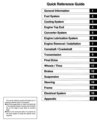 Kawasaki Mule 2010, Mule 2020 service manual Preview image 2