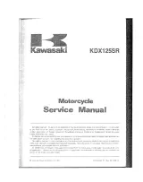 1990 Kawasaki KDX 125SR Service Manual (P/N 99924-1130-01) – preview page 3