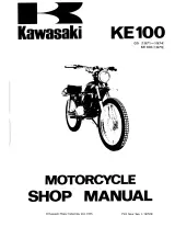 1971–1975 Kawasaki KE100 Shop Manual (P/N 99997-748-01) – preview page 4