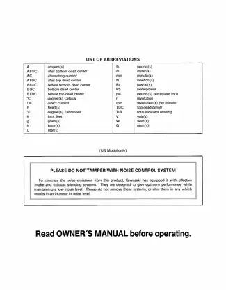 1995-2004 Kawasaki  Lakota 300, Lakota Sport, KEF300 ATV repair manual Preview image 4