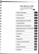 Kawasaki KLR600 Factory Service Manual • 1984–1994 Repair Book (P/N 99924-1050–01) – preview page 2
