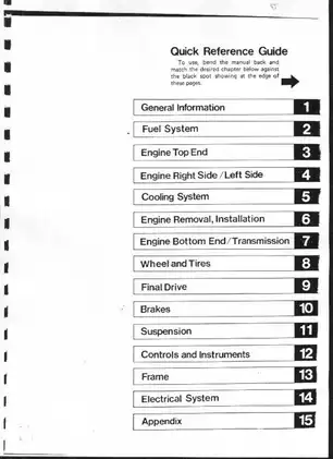 1984-1994 Kawasaki KLR 600, KL 600, KLR 600 KL service manual Preview image 2