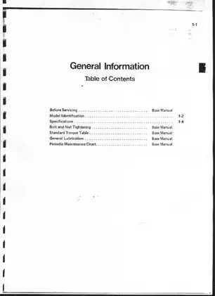 1984-1994 Kawasaki KLR 600, KL 600, KLR 600 KL service manual Preview image 5